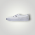NDO Clothing Vans Authentic Unisex Sneaker in True White aus Canvas mit flacher Sohle und Schnürung