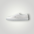 NDO Clothing Vans Authentic Sneaker in Weiß aus Nubukleder mit flacher Sohle und Schnürung
