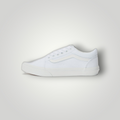 NDO Clothing Vans Old Skool Unisex Sneaker in True White aus Canvas mit flacher Sohle und Schnürung
